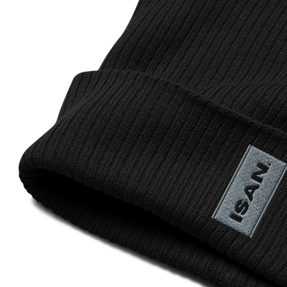 ISAN GREY Organic Ribbed Beanie
