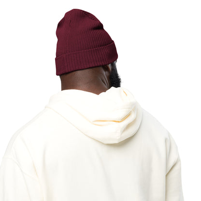 ISAN BOLD Organic Ribbed Beanie