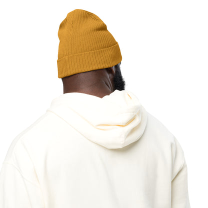 ISAN BOLD Organic Ribbed Beanie