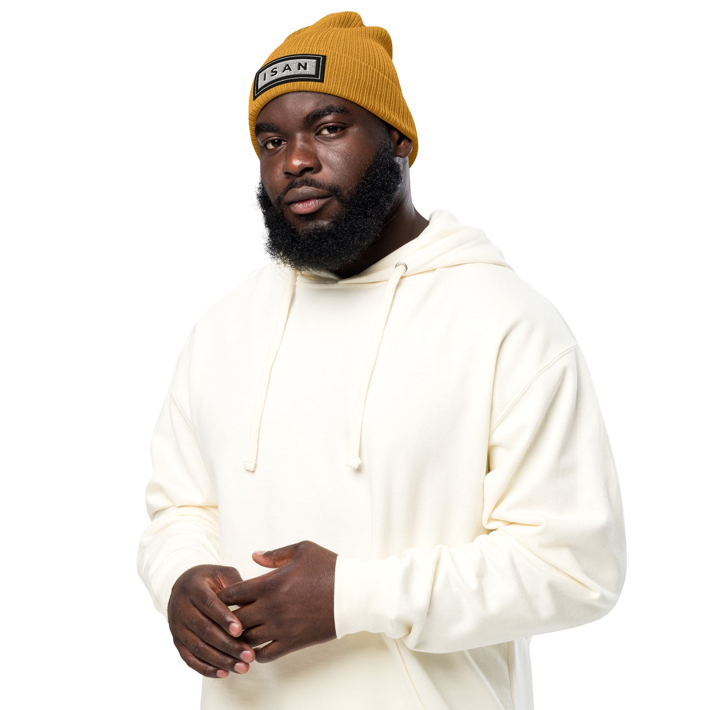 ISAN BOLD Organic Ribbed Beanie